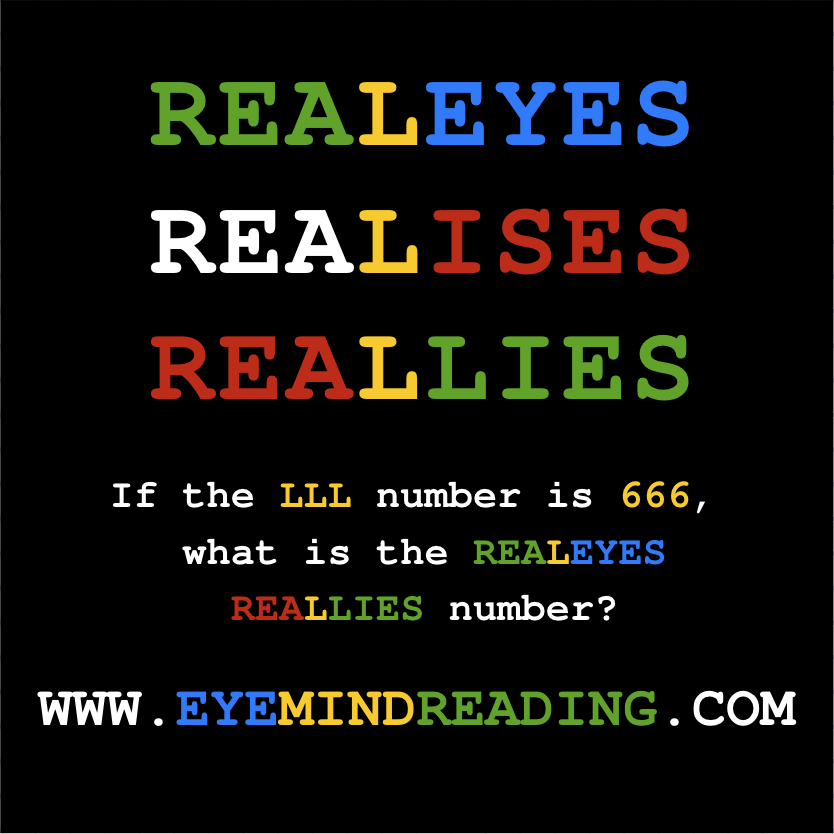 REALEYES REALISES REALLIES